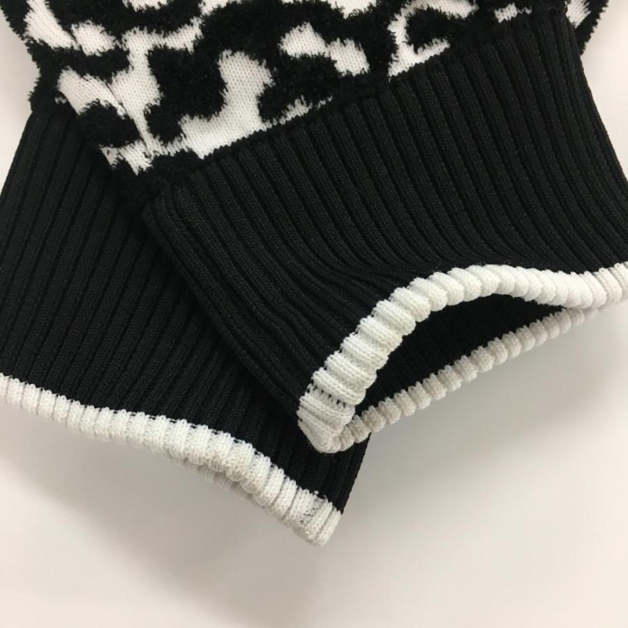 美品♡ニューバランスゴルフ♡ニットジップジャケット♡ブラック♡ホワイト♡S New Balance Golf（ニューバランスゴルフ） 【美品】ニューバランス