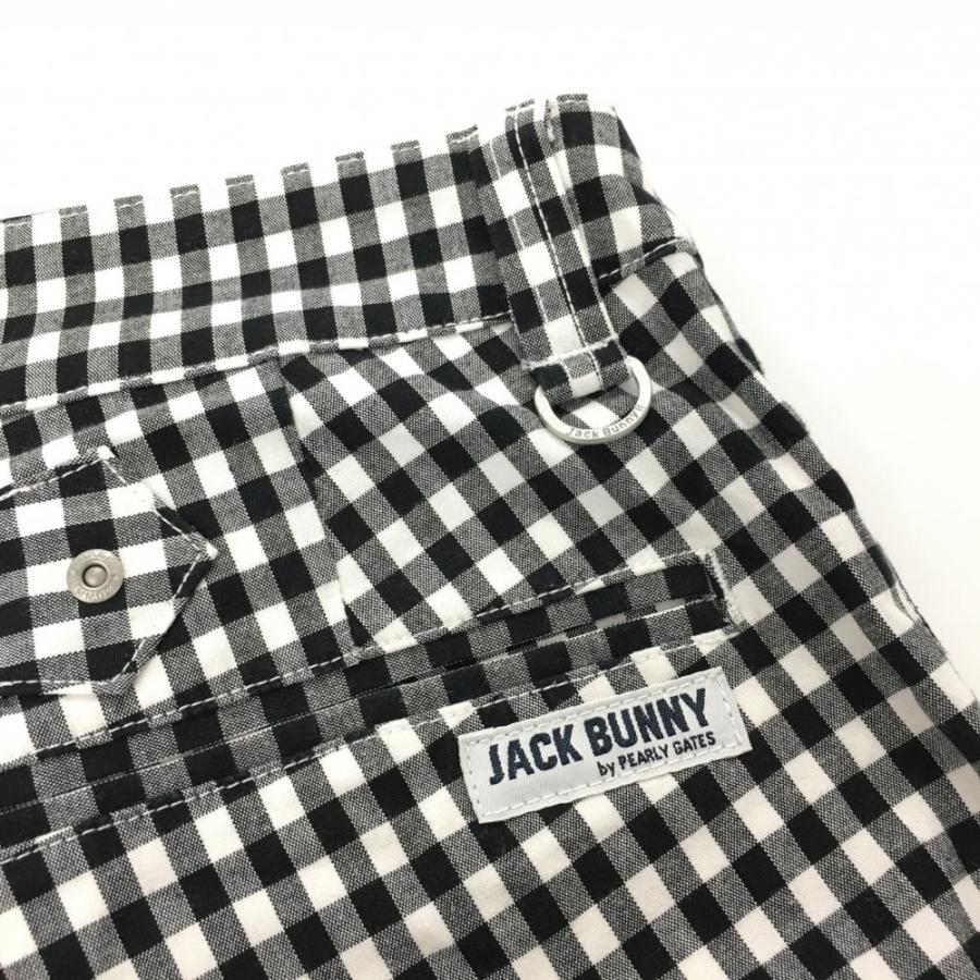 Jack Bunny!!（ジャックバニー） パンツ 白×黒 ギンガムチェック