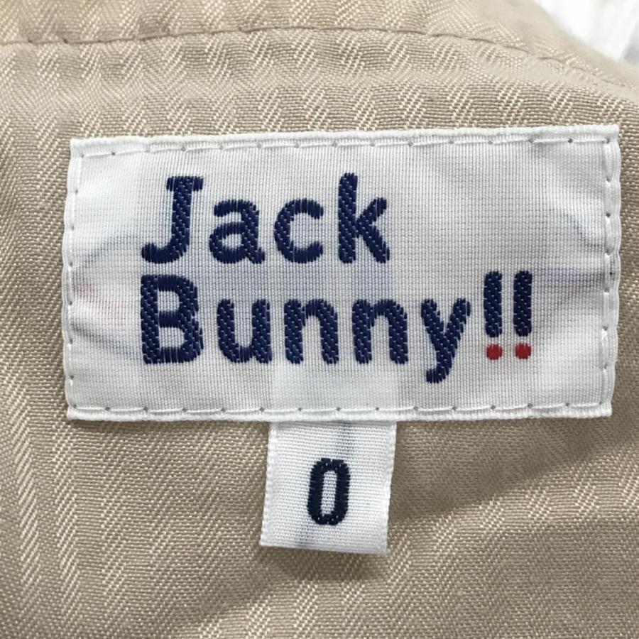 Jack Bunny!!（ジャックバニー） パンツ 白×ライトグレー 後ろロゴ