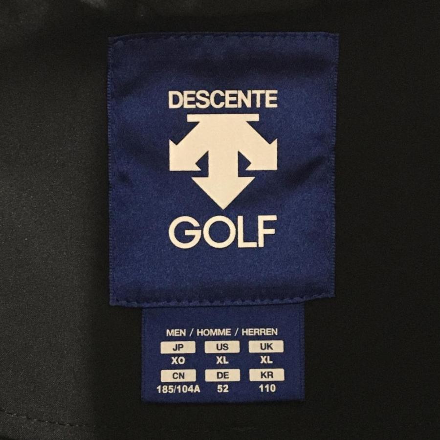 DESCENTE GOLF 【美品】デサントゴルフ ジャケット 黒×ライトグレー