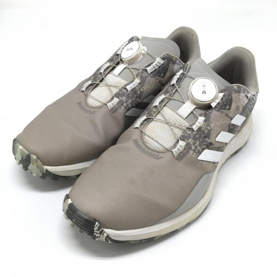 adidas（アディダス） ゴルフシューズ グレー 一部柄 GV9415 スパイク