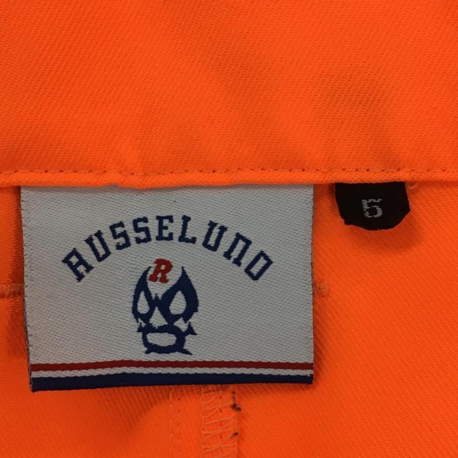 Russeluno（ラッセルノ） ハーフパンツ 蛍光オレンジ シンプル