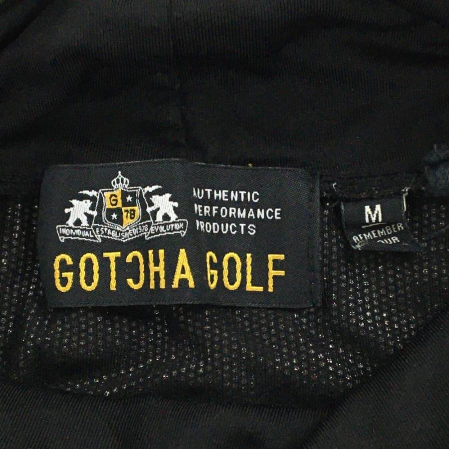 GOTCHA GOLF ガッチャゴルフ 長袖タートルネックシャツ 黒 ストレッチ