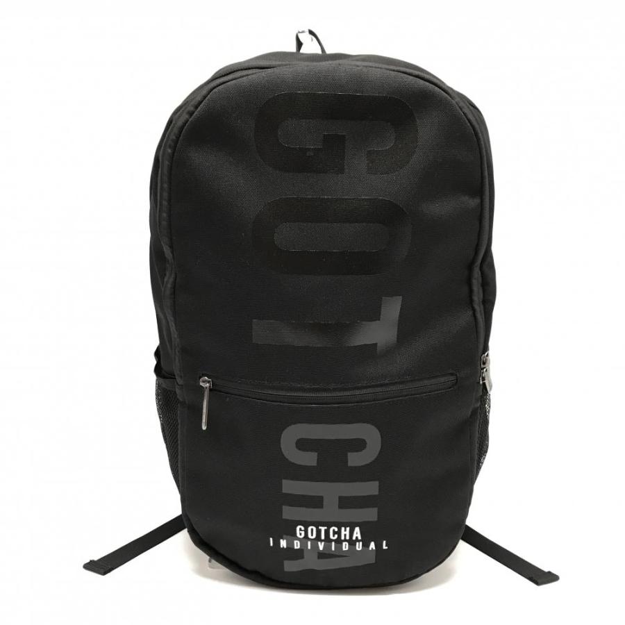 GOTCHA（ガッチャ） 【新品】ガッチャ バックパック 黒 撥水加工 背面