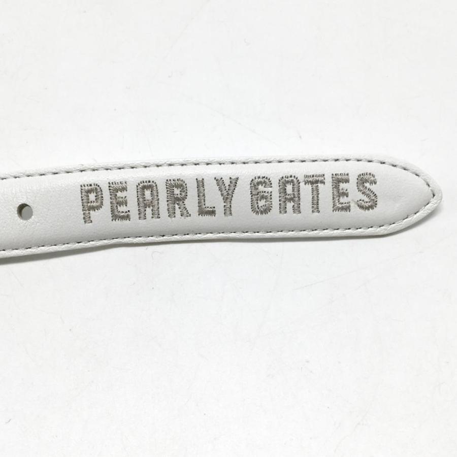 PEARLY GATES レディース ゴルフベルト FR ホワイト 新品未使用 PEARLY