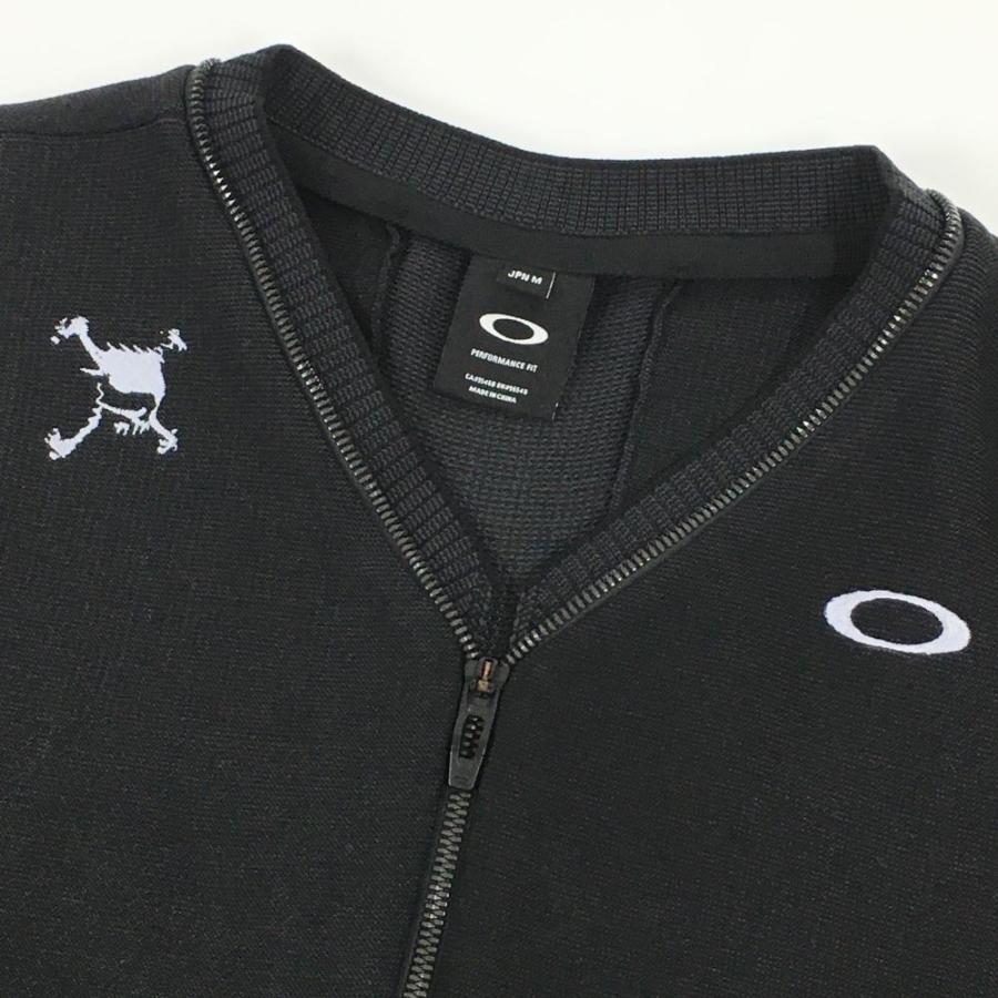 OAKLEY（オークリー） 【超美品】オークリー ジップニットベスト 黒