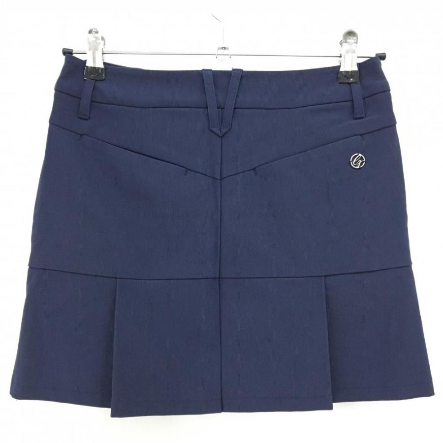※値下げ※ 【美品】DESCENTE ゴルフ プリーツスカート 34 DESCENTE GOLF 【超美品】デサントゴルフ スカート ネイビー系