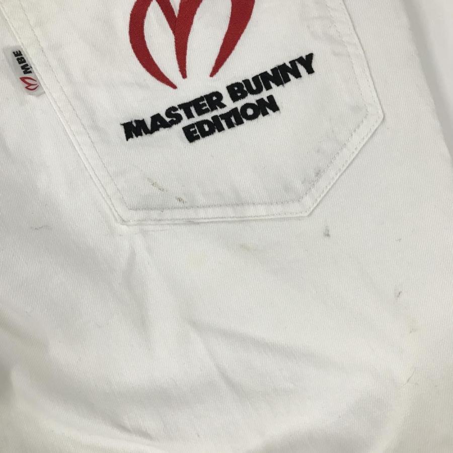 美品 マスターバニーエディション ニットパンツ 白 サイズ6 XL ゴルフウェア MASTER BUNNY EDITION（マスターバニーエディション） マスターバニー