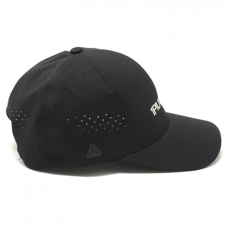【美品】1PIU1UGUALE3 GOLF ゴルフキャップ メッシュ ブラック 1PIU1UGUALE3 GOLF 【超美品】ウノピゥウノウグァーレトレゴルフ