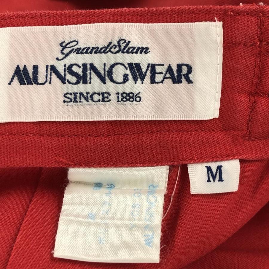 Munsingwear（マンシングウェア） キュロットスカート レッド Dカン付