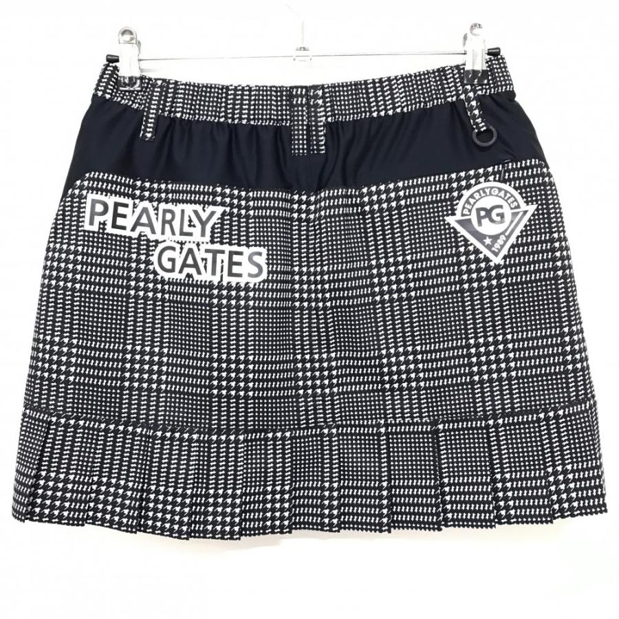 サイズ：1 PEARLY GATES パーリーゲイツ  中綿 蓄熱スカート 千鳥格子柄 ネイビー系 [240101408511] ゴルフウェア レディース ストスト PEARLY GATES（パーリーゲイツ） 【超美品】パーリーゲイツ スカート