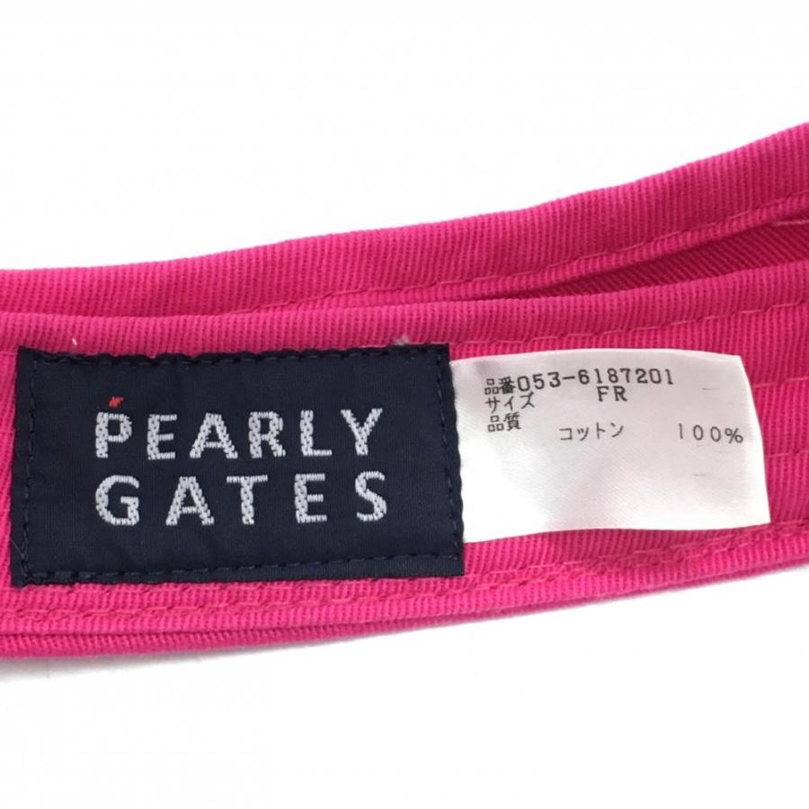 PEARLY GATES（パーリーゲイツ） 【美品】パーリーゲイツ サンバイザー