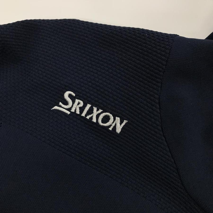 SRIXON 【超美品】スリクソンバイデサント フード付セーター ネイビー