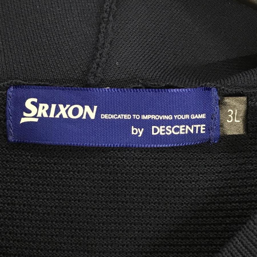 SRIXON 【超美品】スリクソンバイデサント フード付セーター ネイビー 