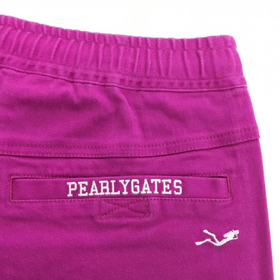 PEARLY GATES（パーリーゲイツ） ハーフパンツ ピンク ウエスト調整紐