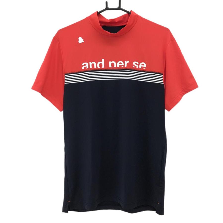 and per se（アンパスィ） 【超美品】アンパスィ 半袖ハイネックシャツ