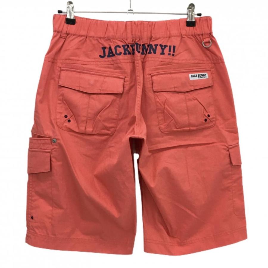 レッド ハーフパンツ 4サイズM ジャックバニー ゴルフ メンズウェア 新品 Jack Bunny!!（ジャックバニー） ハーフパンツ レッド系 複数ポケット