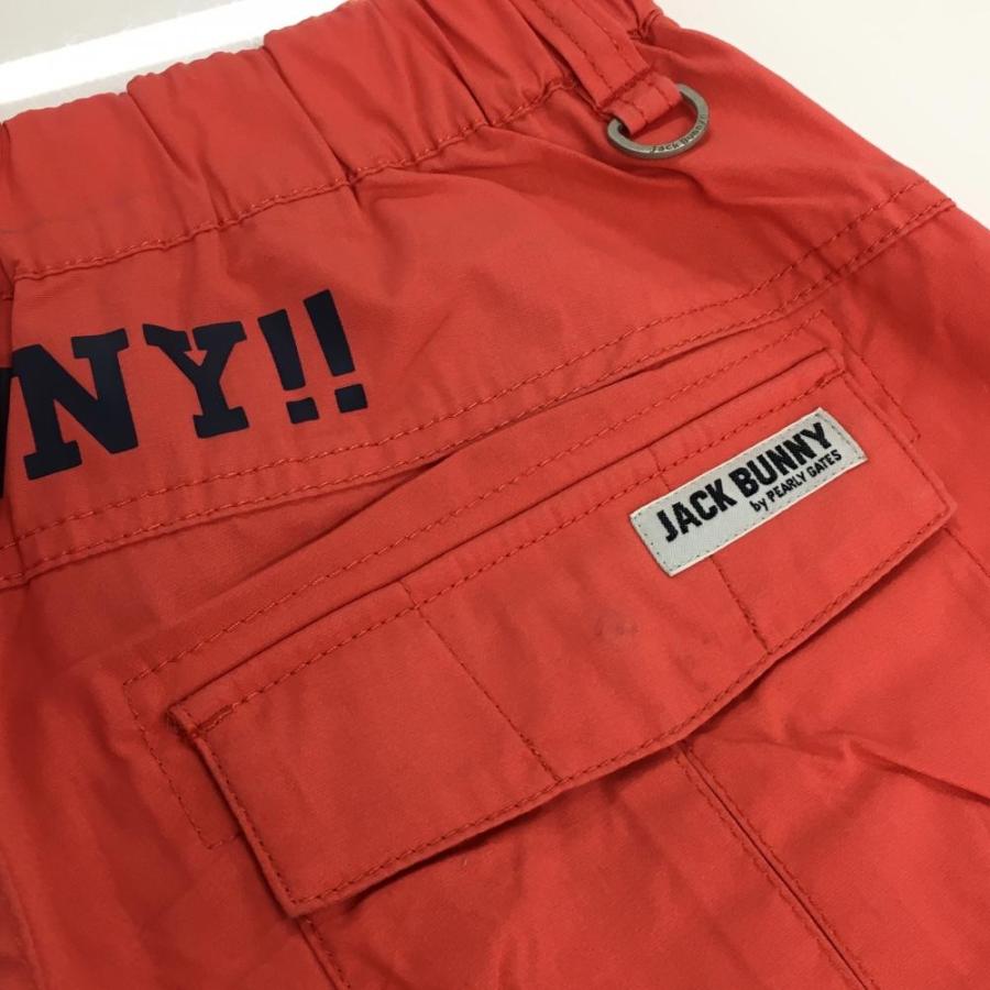 レッド ハーフパンツ 4サイズM ジャックバニー ゴルフ メンズウェア 新品 Jack Bunny!!（ジャックバニー） ハーフパンツ レッド系 複数ポケット