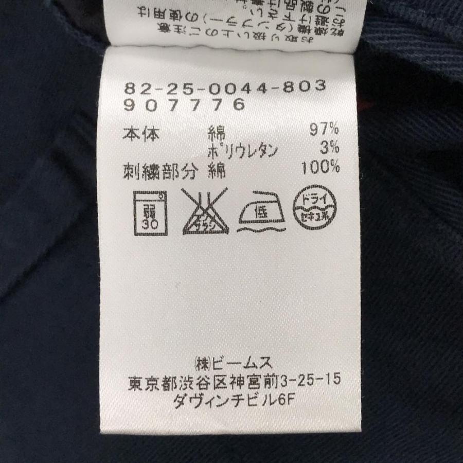BEAMS GOLF（ビームス ゴルフ） ハーフパンツ ネイビー×レッド