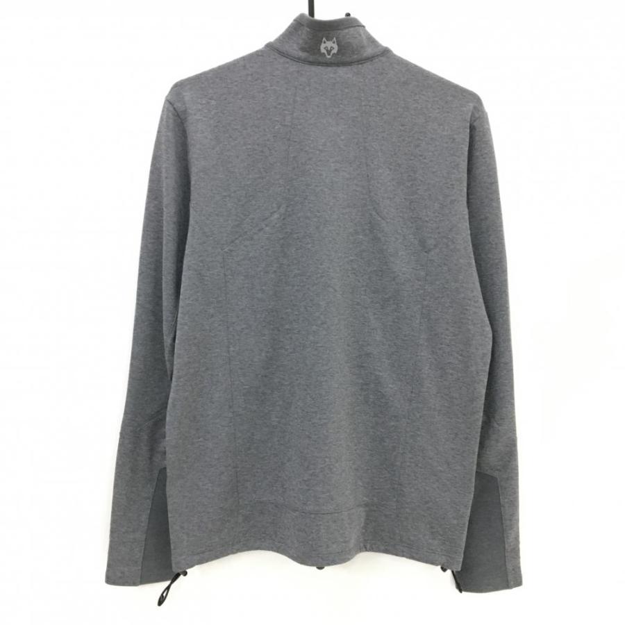 美品】グレイソン ジャケット グレー ストレッチ 裾ドローコード