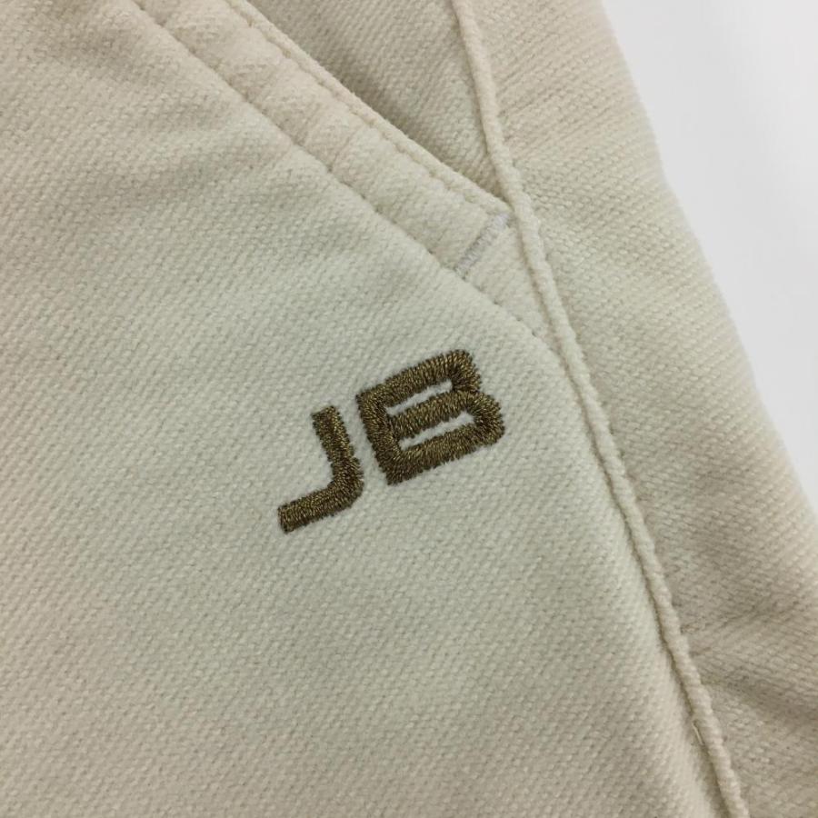 ベージュ ジャックバニー Lサイズ5 ショートパンツ ゴルフウェア 新品 Jack Bunny!!（ジャックバニー） パンツ ベージュ ロゴ刺しゅう Dカン