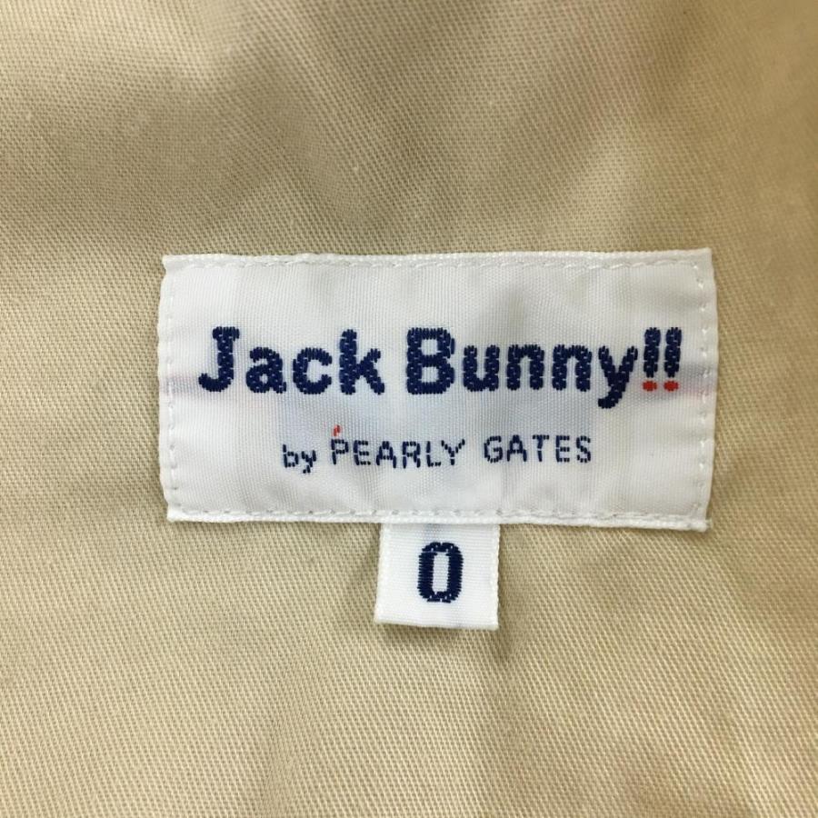 Jack Bunny!!（ジャックバニー） パンツ ベージュ ロゴ刺しゅう Dカン