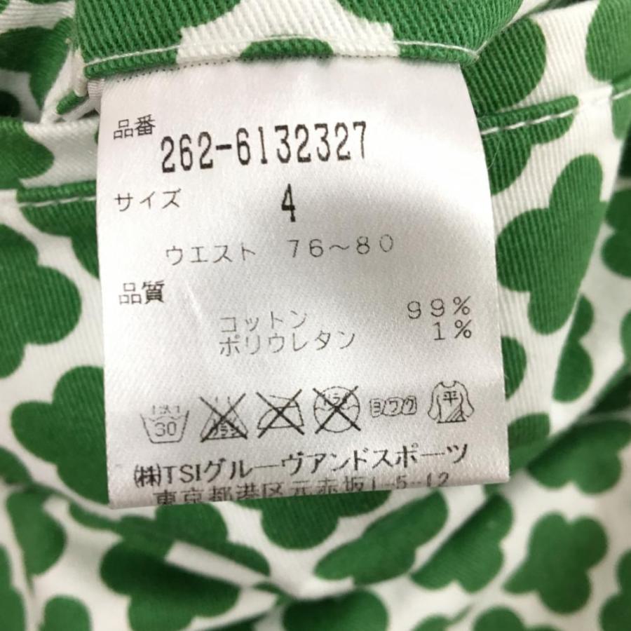 Jack Bunny!!（ジャックバニー） ハーフパンツ 白×グリーン クローバー