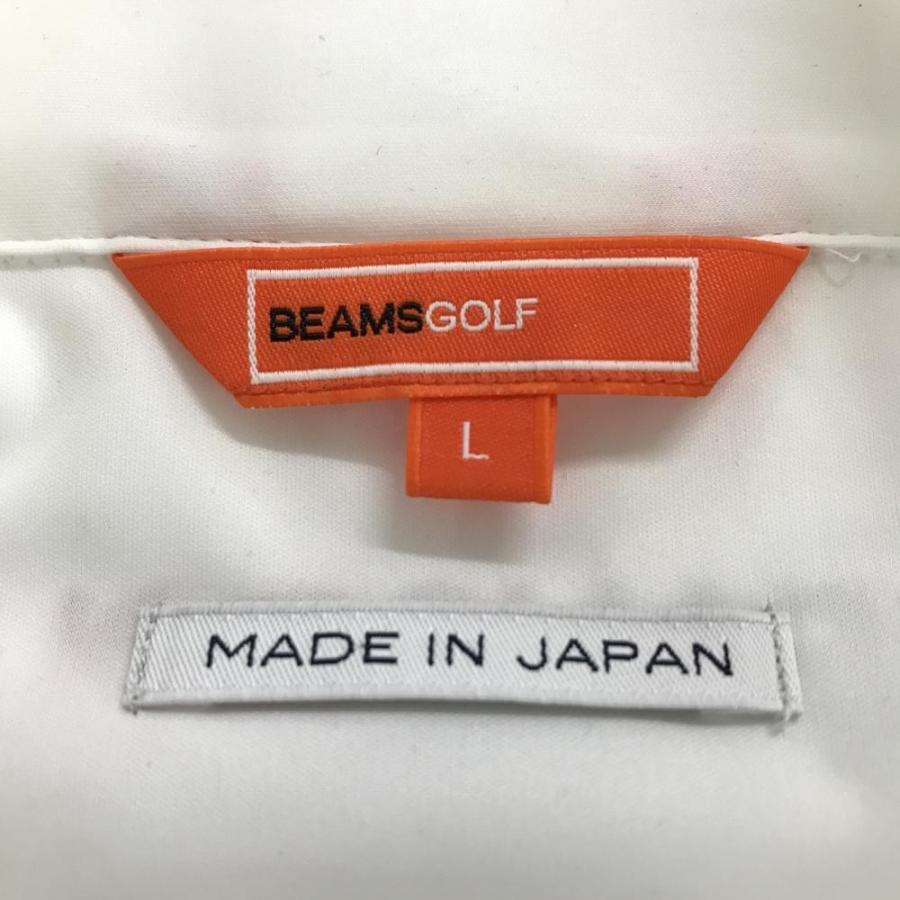 BEAMS GOLF（ビームス ゴルフ） 2WAYジャケット 白×ネイビー 袖着脱可