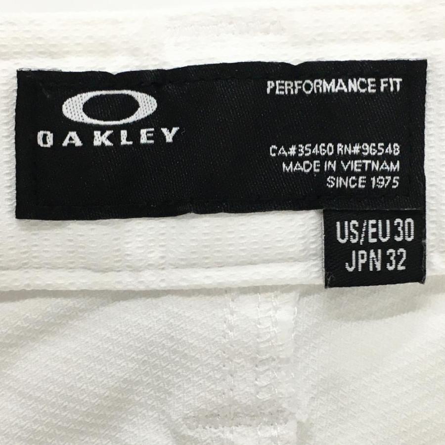 OAKLEY（オークリー） 【超美品】オークリー パンツ 白 ロゴ刺しゅう