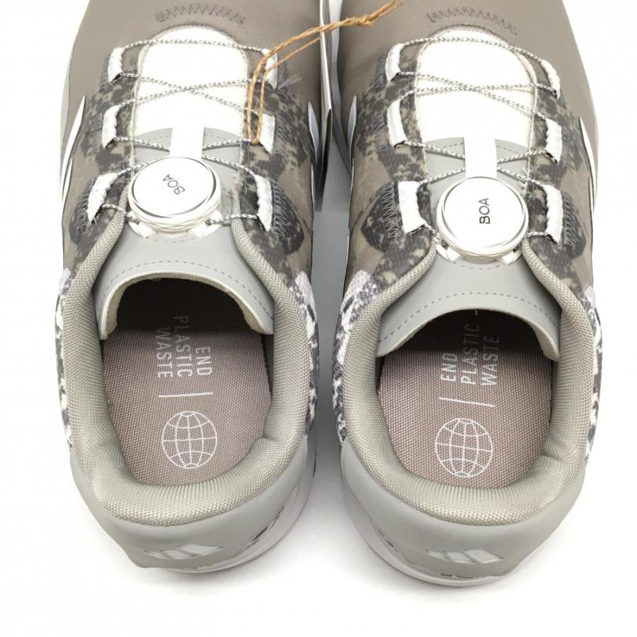 L*t様 アディダス スパイクレス ゴルフシューズ【ライトグレー/２６.５ｃｍ】 adidas（アディダス） 【新品】アディダス ゴルフシューズ グレー×白