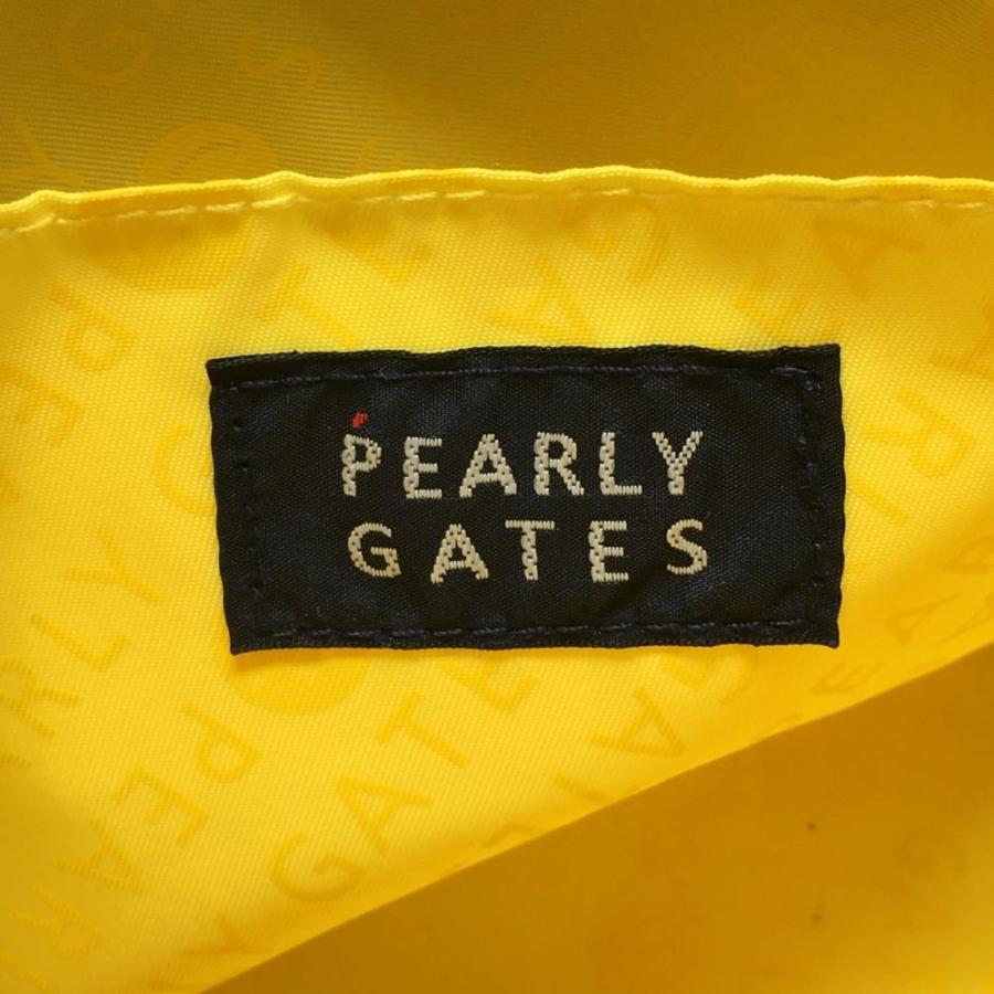 PEARLY GATES（パーリーゲイツ） カートバッグ ブルー×レッド 刺しゅう