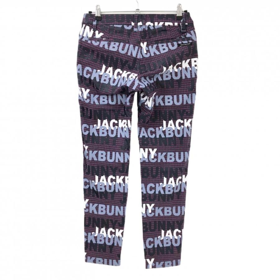 新品未使用　JACK BUNNY　バイアスロゴ ストレッチパンツ　1　グリーン Jack Bunny!!（ジャックバニー） 【美品】ジャックバニー パンツ