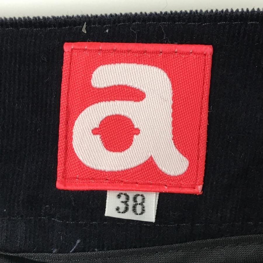 【美品】アルチビオ スカート レッド×ネイビー 前面エナメル 背面コーデュロイ ストレッチ レディース 38(M) ゴルフウェア archivio archivio（アルチビオ） 【美品】アルチビオ スカート レッド×ネイビー