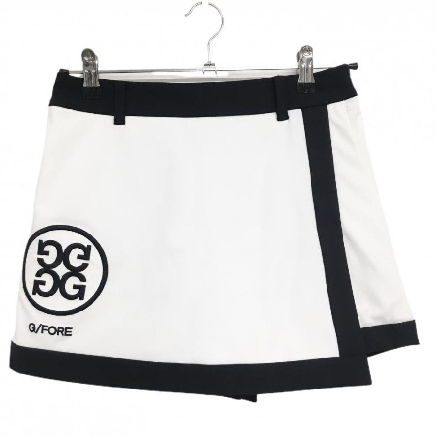 G/FORE（ジーフォア） 【美品】ジーフォア キュロットスカート 白×黒