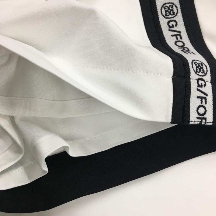 G/FORE（ジーフォア） 【美品】ジーフォア キュロットスカート 白×黒
