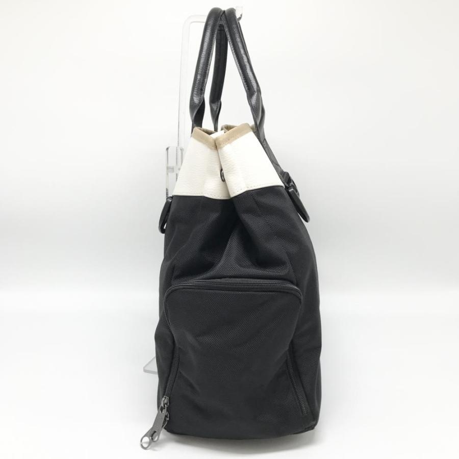 超美品】ジョーンズ×ビームスゴルフ 2WAYロッカーバッグ 黒×白 JONES