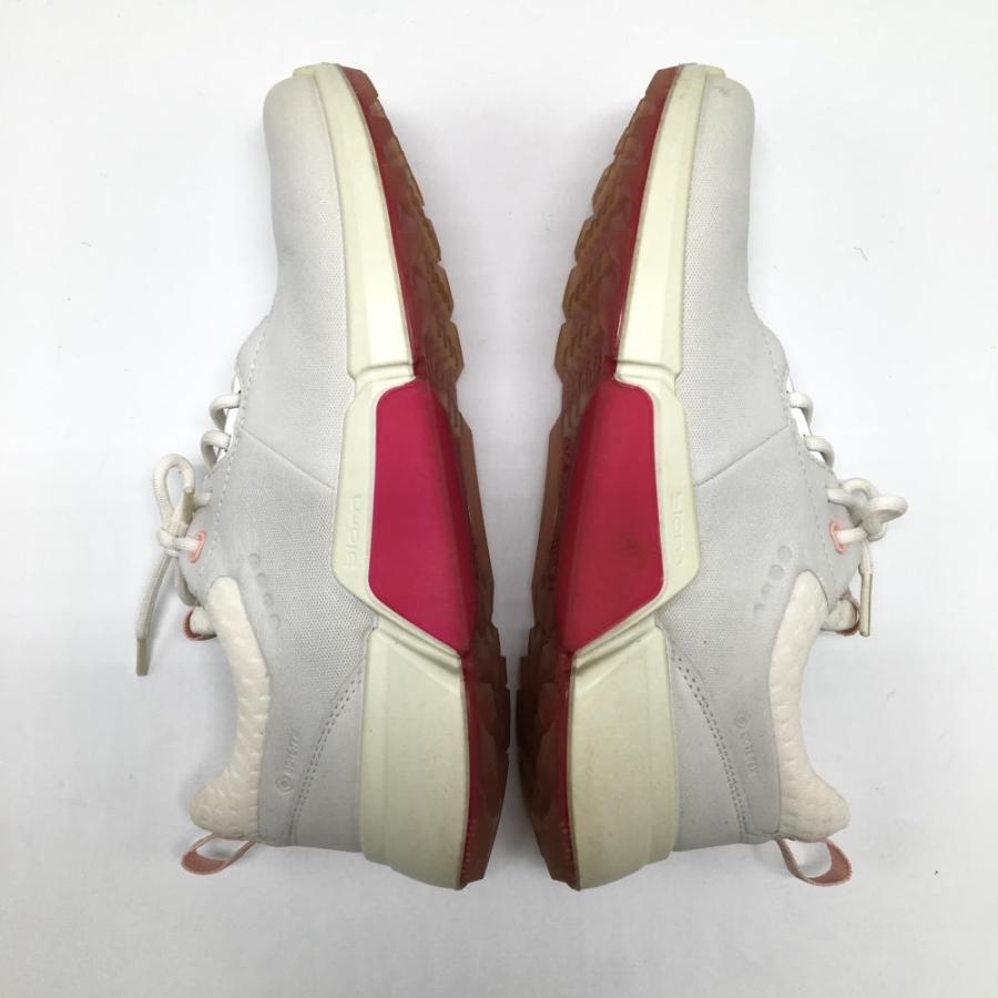 ecco（エコー） 【美品】エコー ゴルフシューズ 白×ピンク BIOM H4