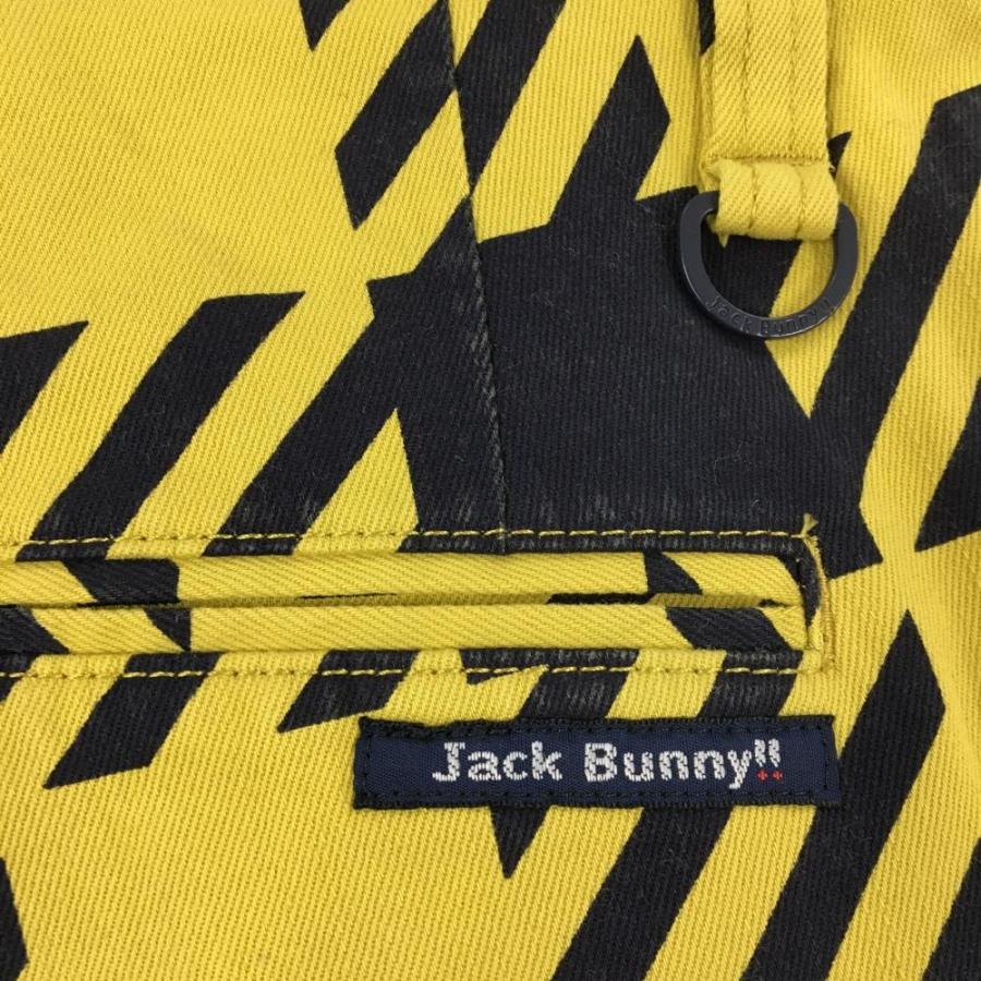 Jack Bunny!!（ジャックバニー） パンツ イエロー×ネイビー ブロック