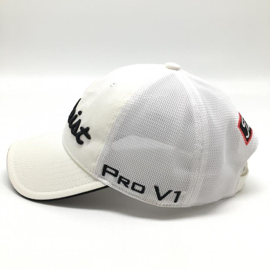 Titleist（タイトリスト） メッシュキャップ 白系×黒 立体ロゴ ゴルフ