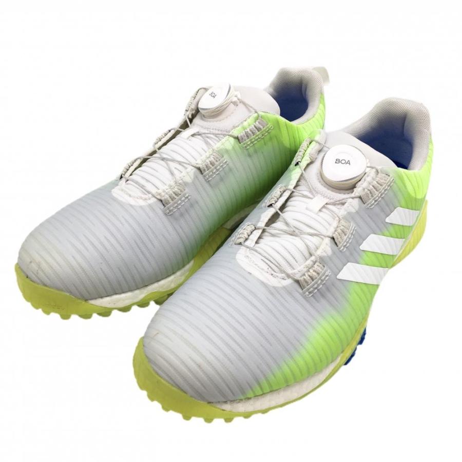 adidas（アディダス） 【美品】アディダス ゴルフシューズ 白×ライト