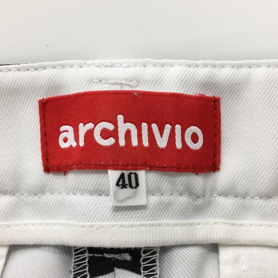 archivio（アルチビオ） 【超美品】アルチビオ ショートパンツ 白×黒