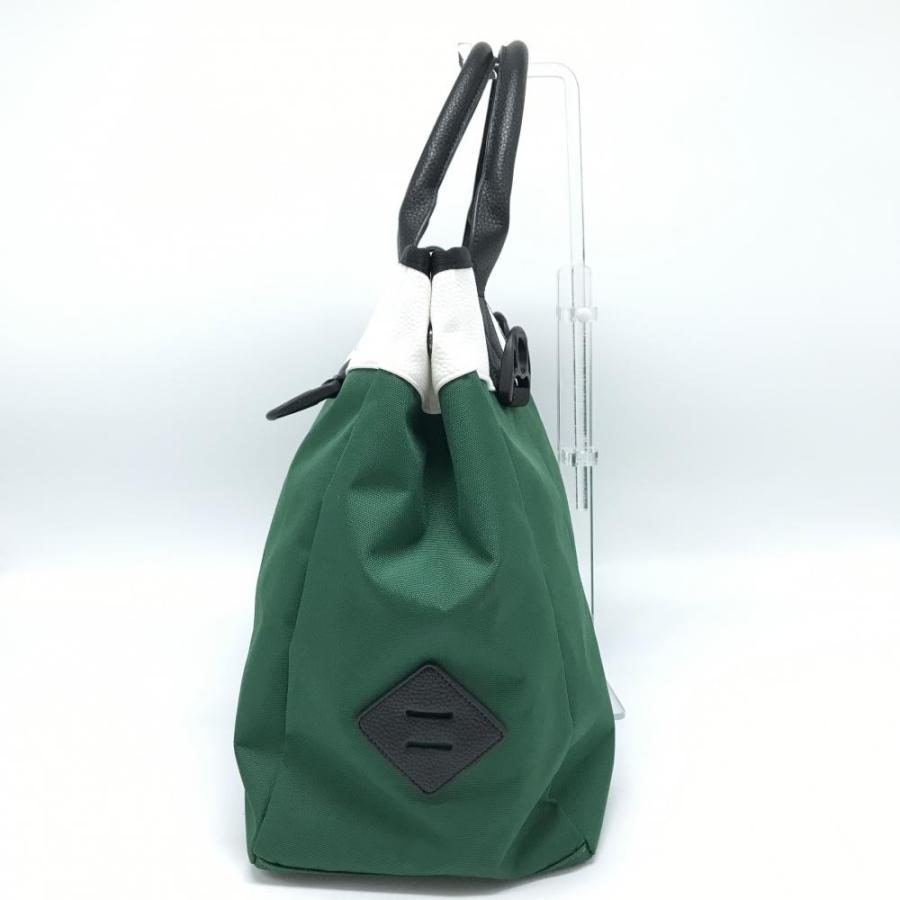 超美品】ジョーンズ×ビームスゴルフ 2WAYロッカーバッグ グリーン×白
