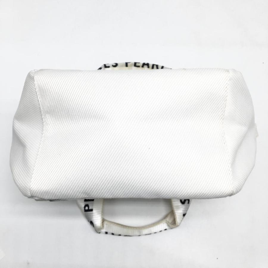 PEARLY GATES（パーリーゲイツ） カートバッグ 白×ネイビー 内外サイド