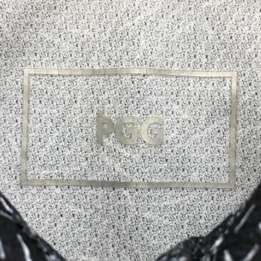 PGG 【超美品】PGGパーリーゲイツ 半袖ポロシャツ ネイビー×白 身頃総