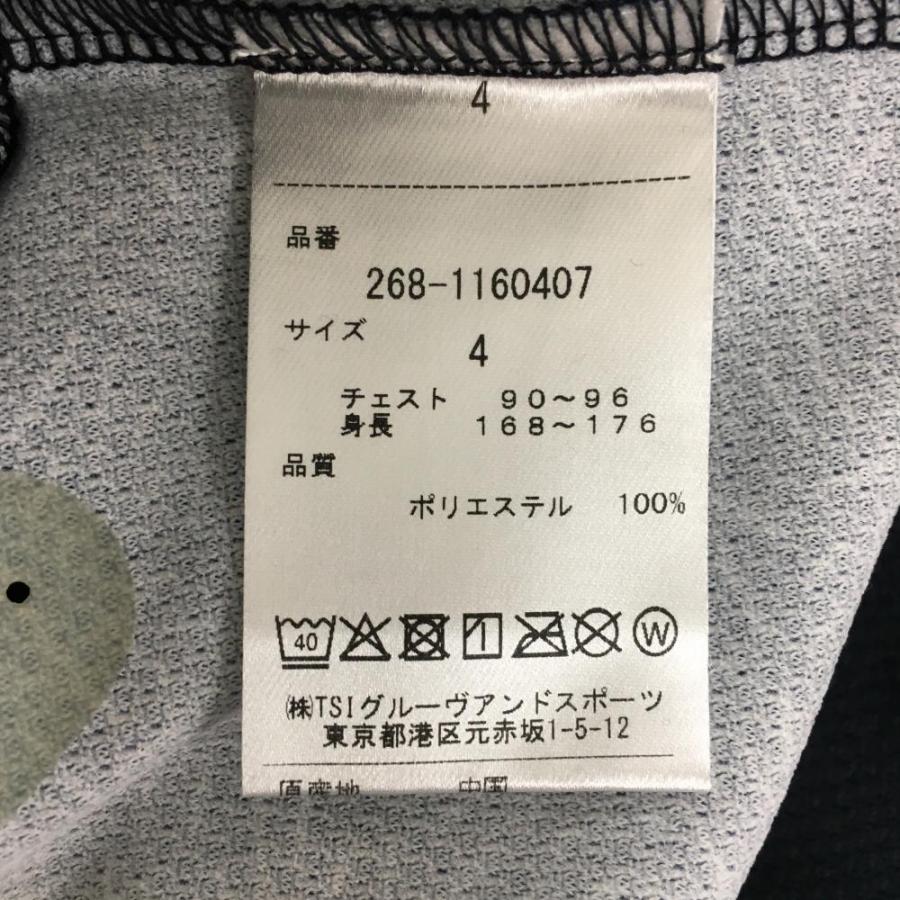 PGG 【超美品】PGGパーリーゲイツ 半袖ポロシャツ ネイビー×白 身頃総