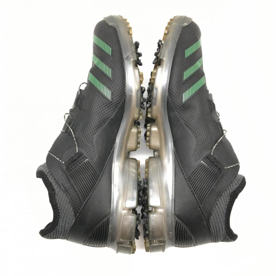 adidas（アディダス） 【美品】アディダス ゴルフシューズ 黒×グリーン