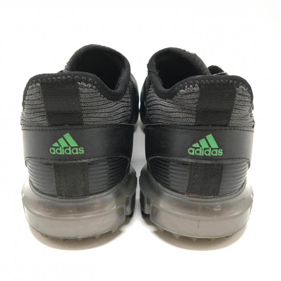 adidas（アディダス） 【美品】アディダス ゴルフシューズ 黒×グリーン