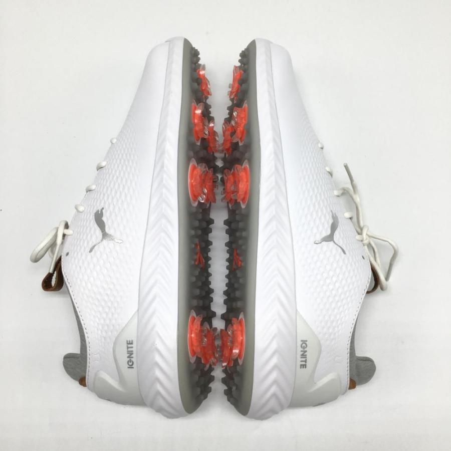 PUMA（プーマ） 【新品】プーマ ゴルフシューズ 白×ブラウン 19058101