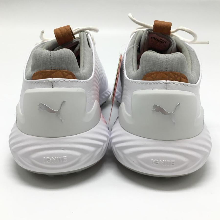 PUMA（プーマ） 【新品】プーマ ゴルフシューズ 白×ブラウン 19058101