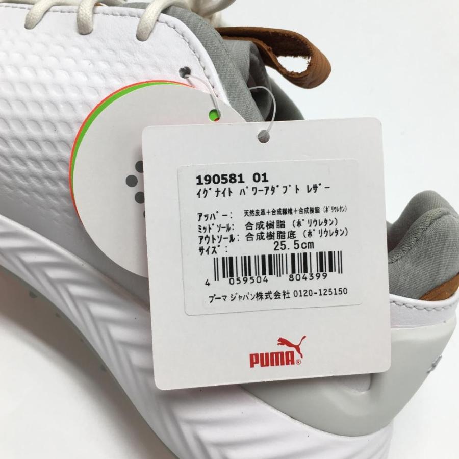 PUMA（プーマ） 【新品】プーマ ゴルフシューズ 白×ブラウン 19058101